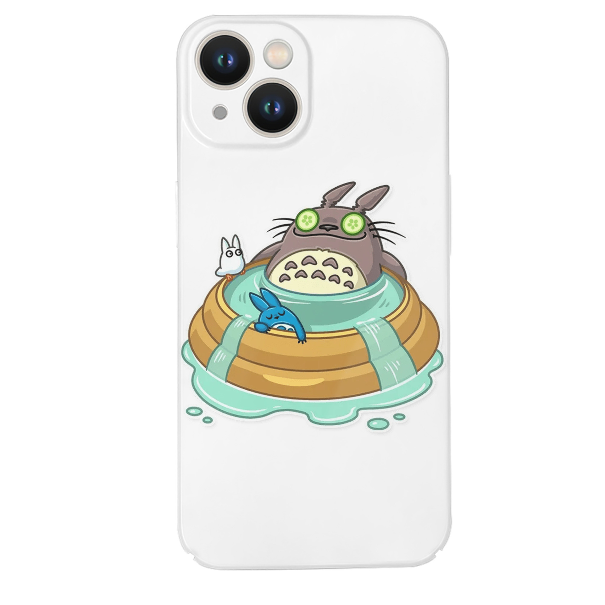 （画像用） となりのトトロ 草壁メイ 草壁サツキ My Neighbor Totoro Satsuki Kusakabe Mei Kusakabe 【iPhone 14シリーズ対応】ハードケース